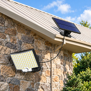106 LED solar motion sensor outdoor light