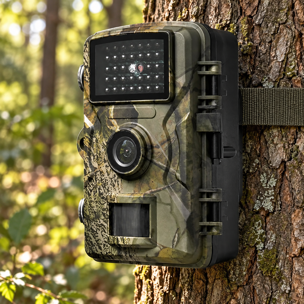 Night-vision wildlife trail camera